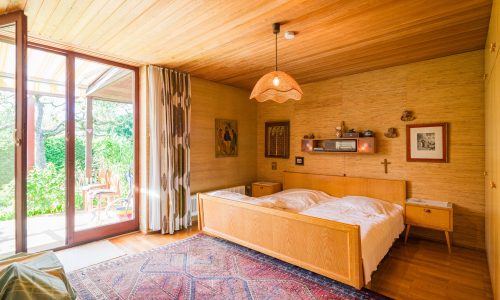 Schlafzimmer Gartenzugang